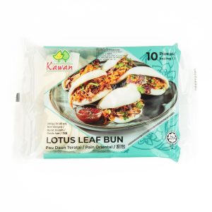 Kawan Lotus Leaf Frozen Bao Buns, 10 Count (Pack of 12) - Fluffy, Taiwanese Style, Easy to Prepare, Versatile for Fillings